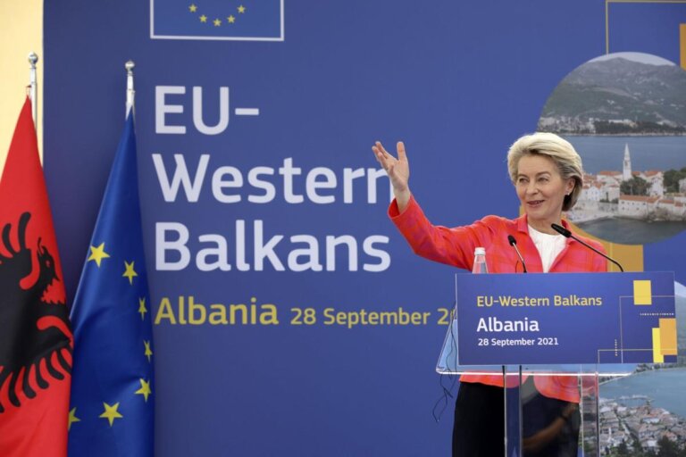 Von der Leyen: Rehabilitim i hekurudhës së Tiranës e Durrësit me Podgoricën