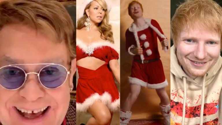 A do ta rrëzojnë nga froni i 3 dekadave, Elton John dhe Ed Sheeran Mariah Carey-n me këngën e tyre të Krishtlindjes?