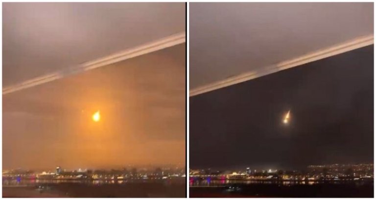 VIDEO/ Pamje mahnitëse, momenti kur metori bie në tokë dhe e kthen natën në ditë…