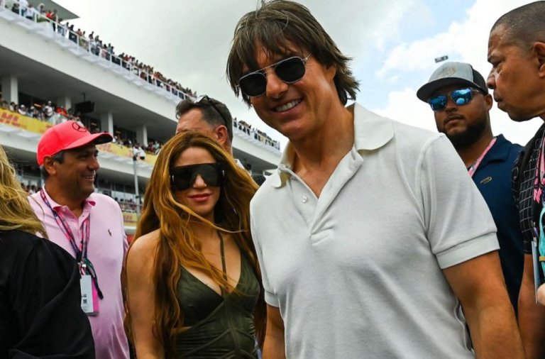 Romancë e re? Shakira dhe Tom Cruise shihen bashkë në garën e Formula 1.