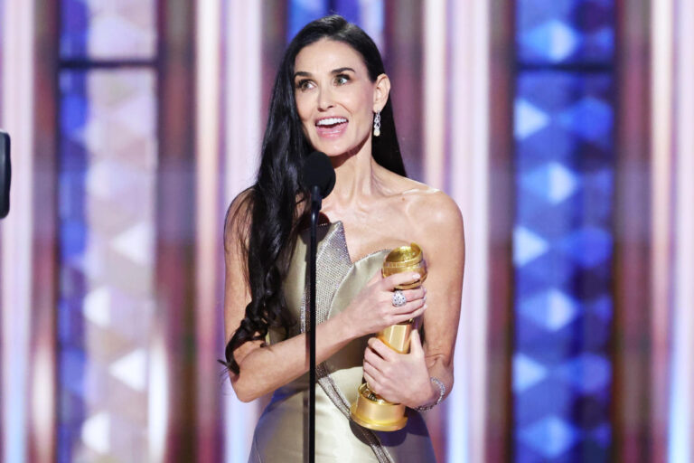 Demi Moore kryeson garën për Oscar pas fitimit të Golden Globes!